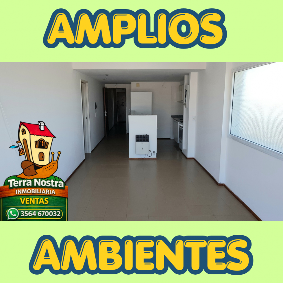 TERRA NOSTRA VENDE HERMOSO DEPARTAMENTO EN PLENO CENTRO. 