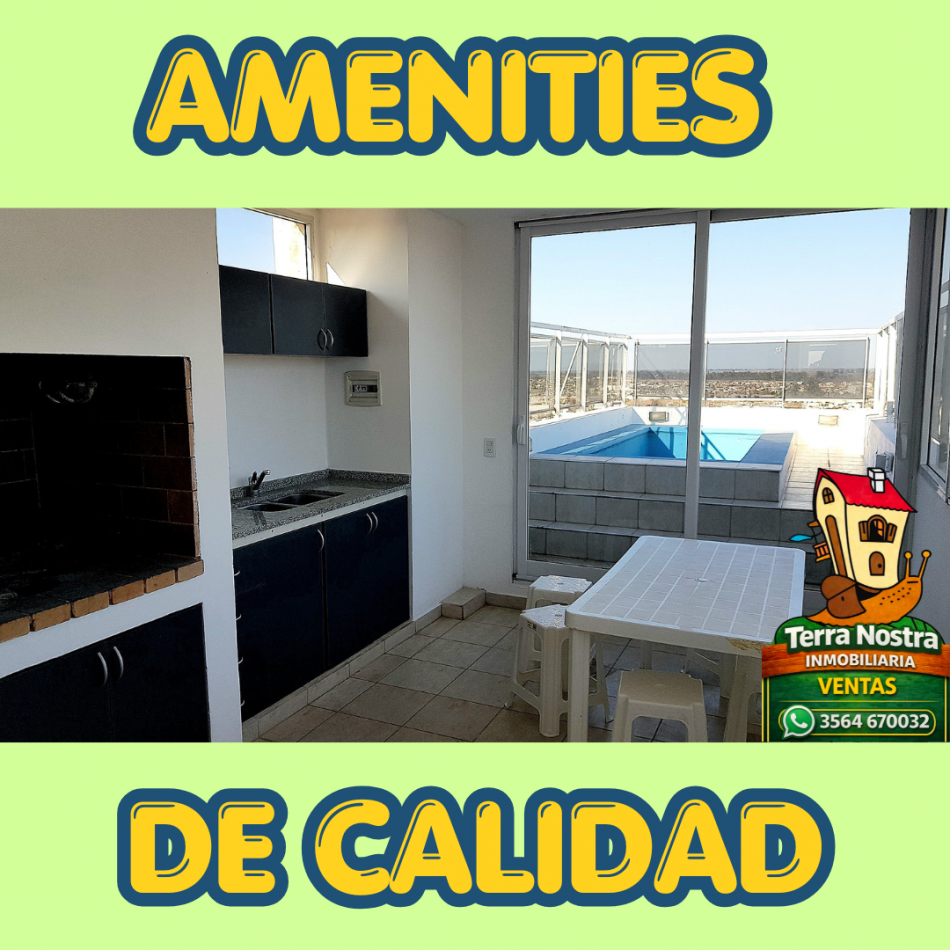 TERRA NOSTRA VENDE HERMOSO DEPARTAMENTO EN PLENO CENTRO. 