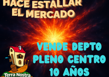 TERRA NOSTRA VENDE HERMOSO DEPARTAMENTO EN PLENO CENTRO. 